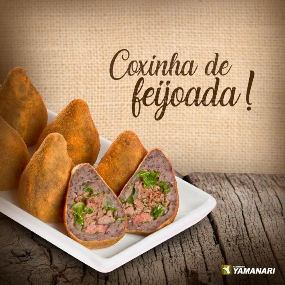 Coxinha de Feijão - Receitas, Alimentos Yamanari