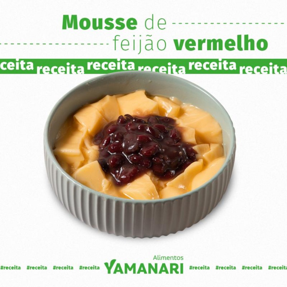 Mousse de Feijão Vermelho